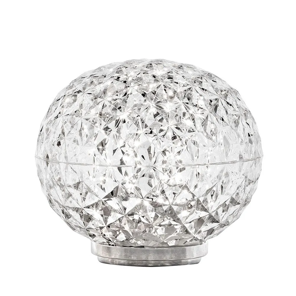 Kartell Planet LED Portable Table Lamp Crystal Mini 2