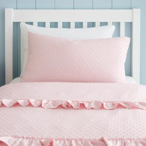 Valley Clipped Frill Quilt Cover & Pillowcase Set 2