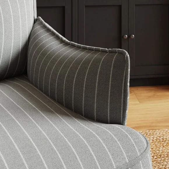 Rylee Brushed Pinstripe Occasional Armchair 3