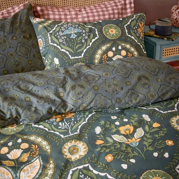Furn. Ember Polycotton Duvet Cover & Pillowcase Set 3