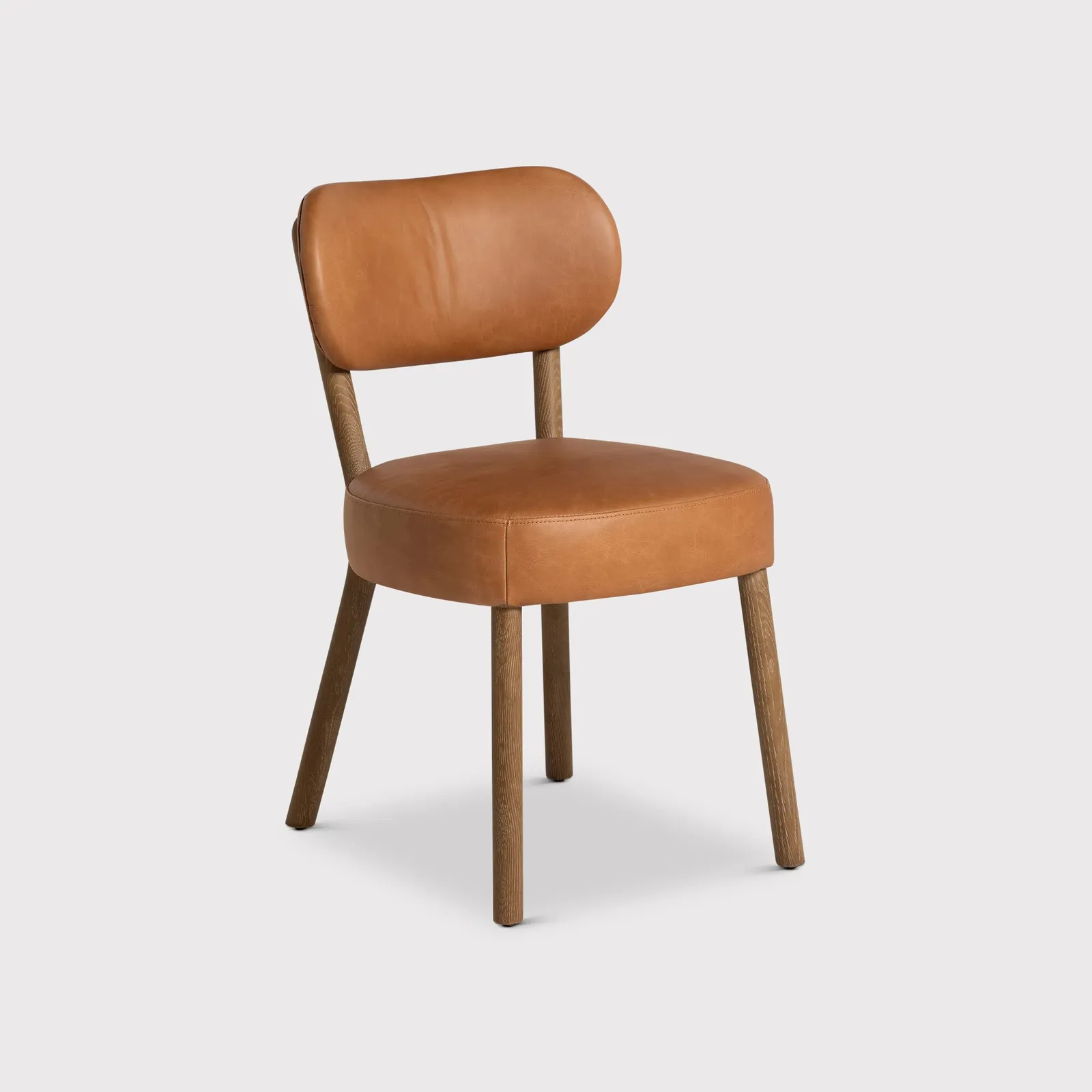Dove Dining Chair, Brown Leather | Barker & Stonehouse 2