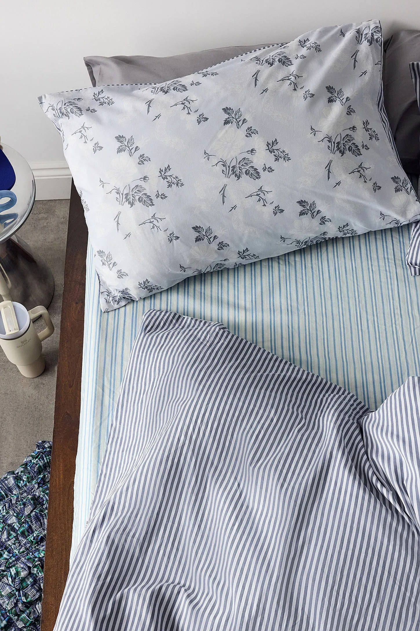 Juliet Reversible Duvet Set - Blue 5