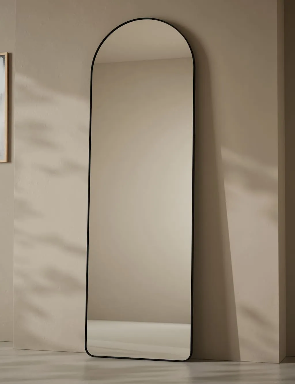 M&S Arch Full Length Mirror Black