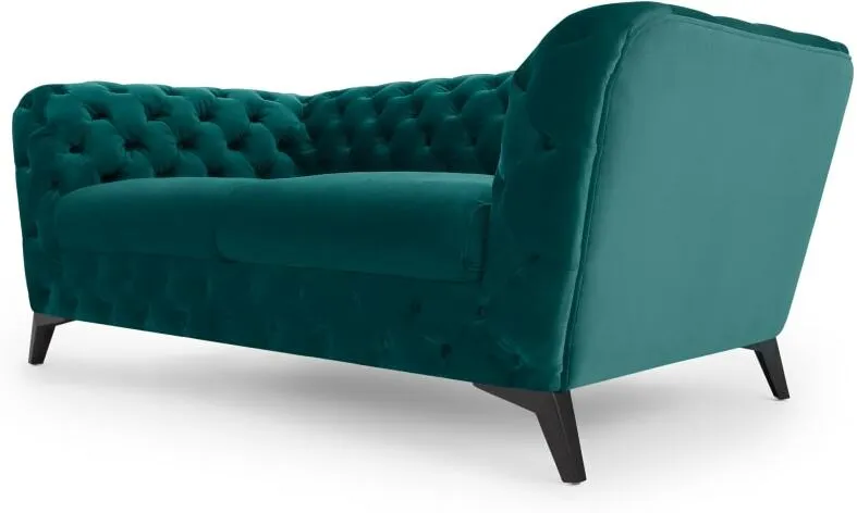 Sloan 2 Seater Sofa, Seafoam Blue Velvet