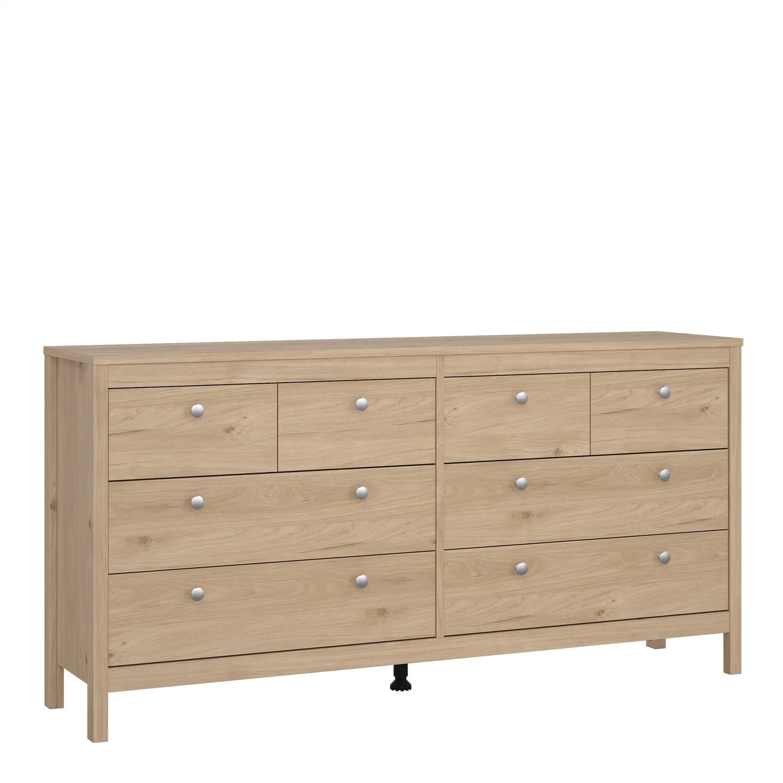 Furniture To Go Madrid Double Dresser 4+4 drawers in Jackson Hickory Oak in Light Oak