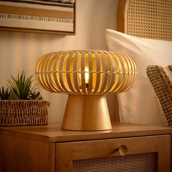 Abrielle Bamboo Table Lamp 2