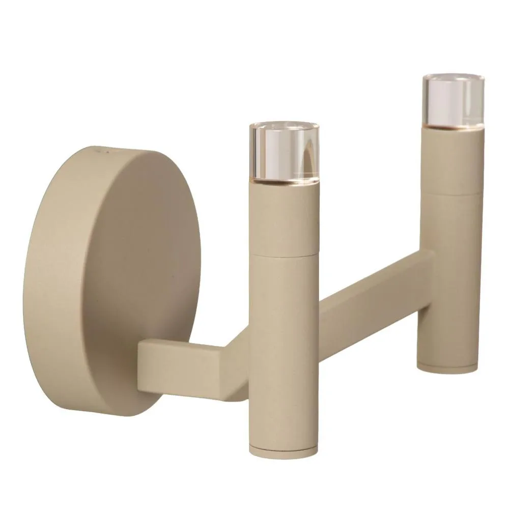 Netlighting Lucide WELLINGTON Wall Lamp LED Dim. G9 2x3W 2700K Taupe 2