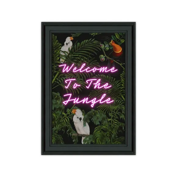 Welcome To The Jungle Framed Print 2