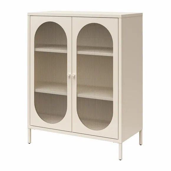 Luna Small Fluted Sideboard, Glass 5
