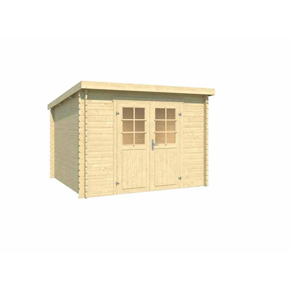 Lasita Maja Ltd San Jose 275-Log Cabin, Garden Room, Home Office L295xW313.9xH210.9 cm in Light Brown 2