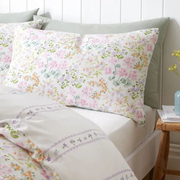Dreams n Drapes Edith Polycotton Duvet Cover & Pillowcase Set 2