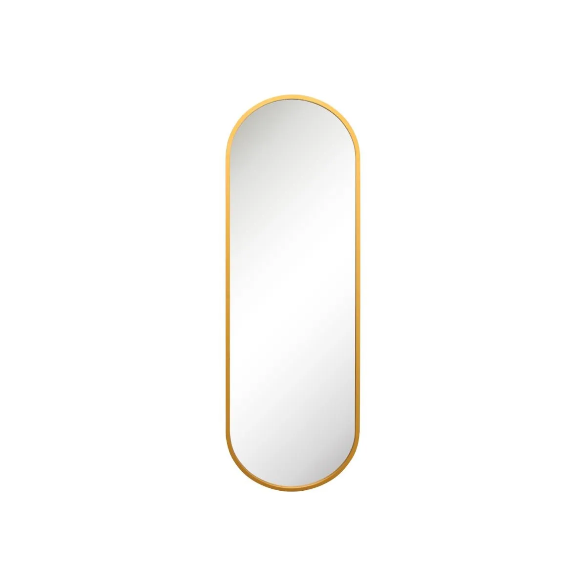 MirrorOutlet Gold Metal Framed Double Arched Wall Mirror 71 X 24" (180 X 60CM)