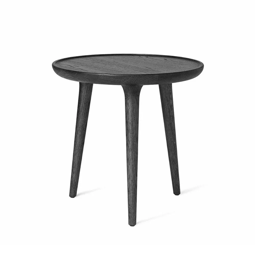 Mater Accent Side Table Black Stained Oak Small W45 x H42 2
