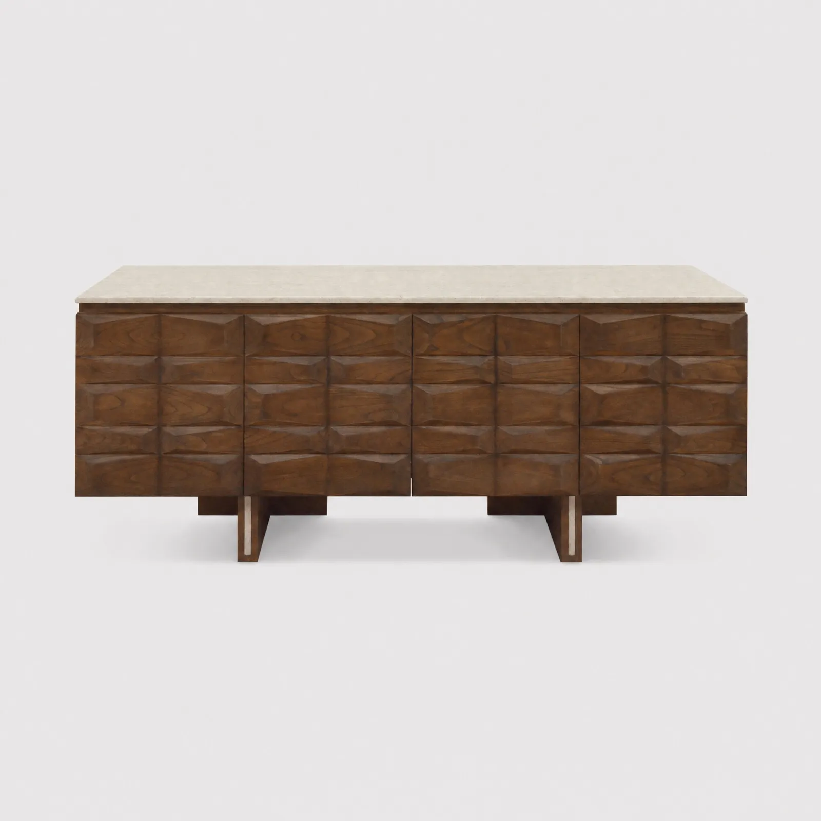 Leda Sideboard 180Cm, Brown Marble | Barker & Stonehouse