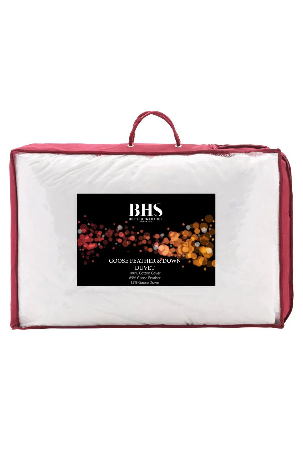 BHS 4.5 Tog Goose Feather & Down Duvet in White 2