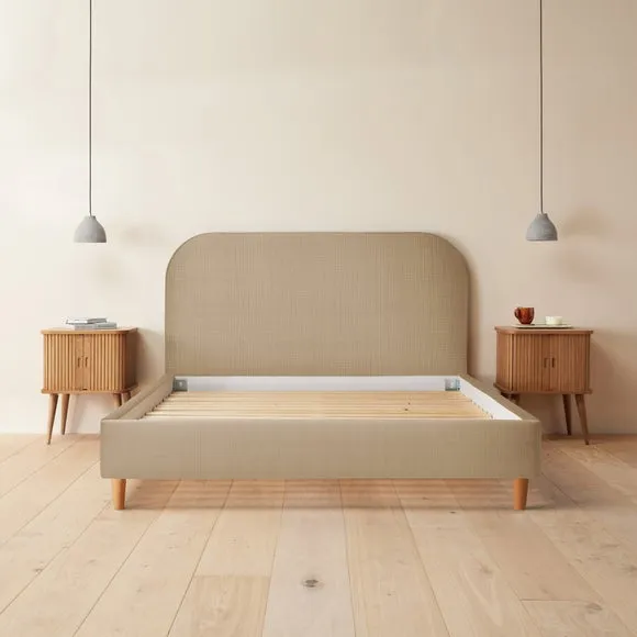Silentnight Fara Bed Frame, Woven Fabric 3