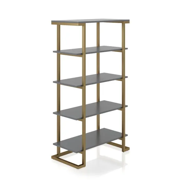 Cosmo Living Camila 5 Shelf Bookcase 4