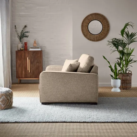 Carson Deep Sit Chunky Multi Weave 2 Seater Sofa 5