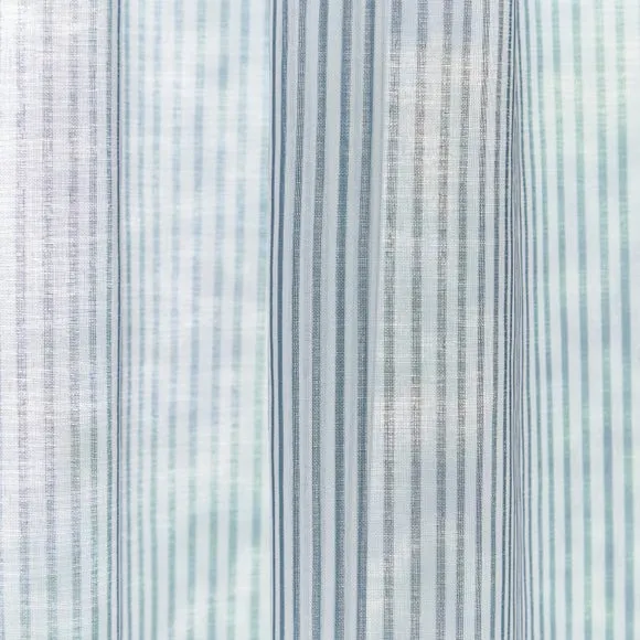 Ticking Stripe Slot Top Voile 3