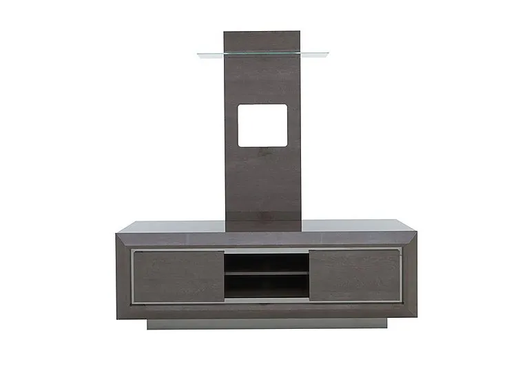 Palazzo TV Base and TV Wall Panel - Silver Birch