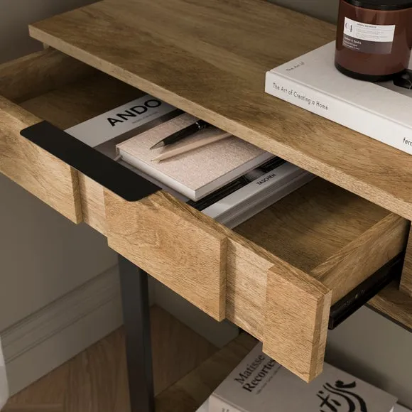 Watson 1 Drawer Console Table, Wood Effect 2