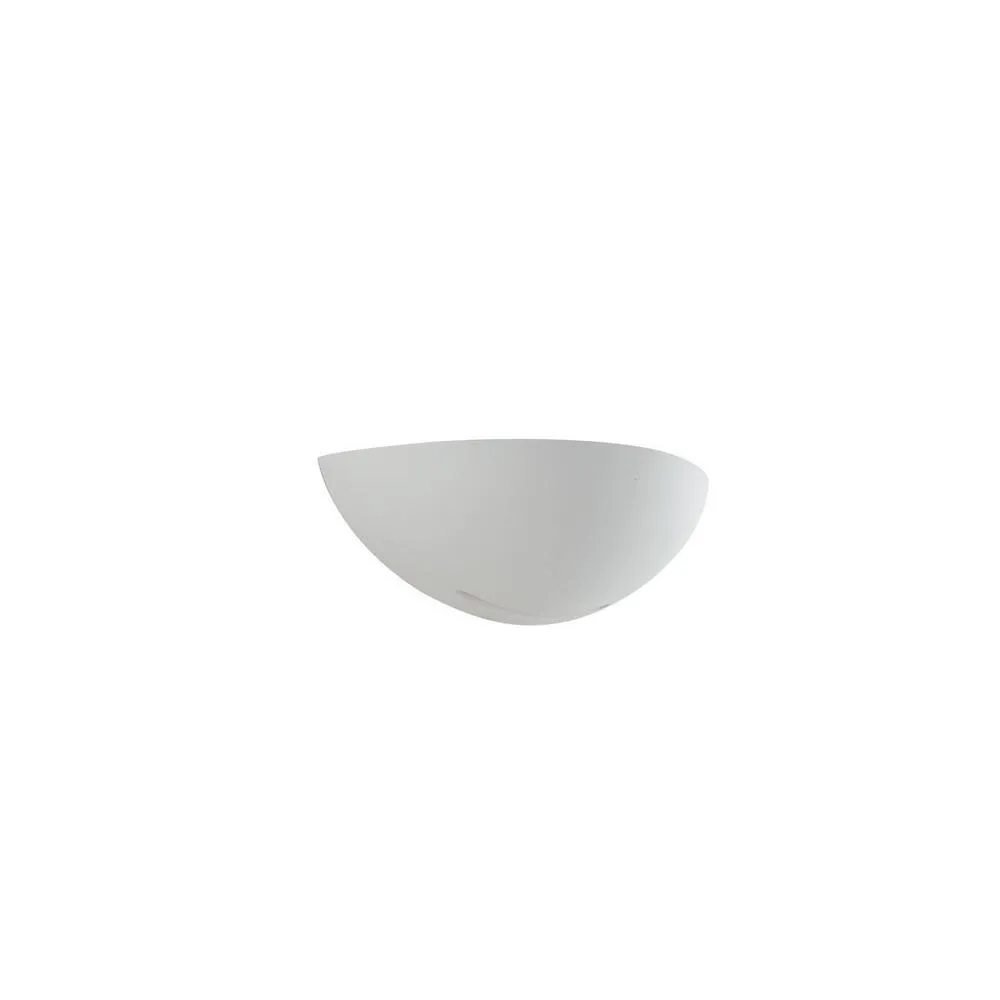 Netlighting Sestriere Paintable Plaster Uplighter Wall Lamp White E27