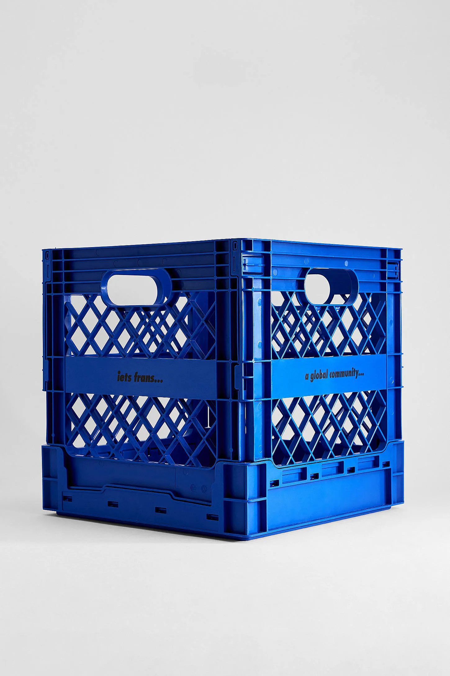 iets frans. Blue Storage Crate - Blue ALL 3