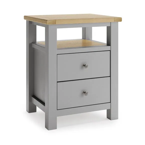 Olney 2 Drawer Bedside Table 6