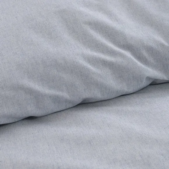 Quinn Marled Stripe 100% Cotton Duvet Cover & Pillowcase Set 5