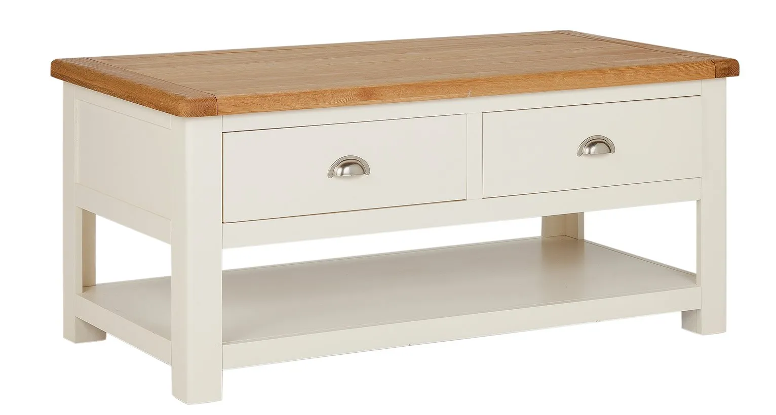 Habitat Kent Oak & Oak Veneer Coffee Table - Two Tone