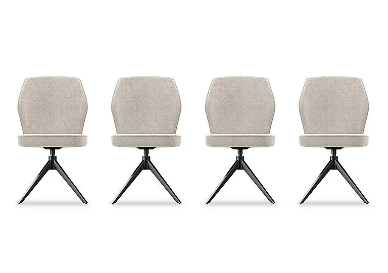Julio Set of 4 Swivel Dining Chairs