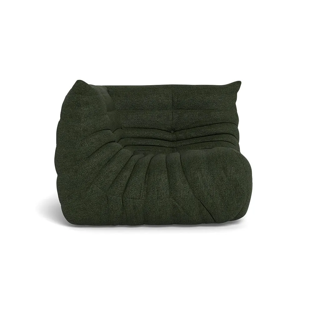 Ligne Roset Togo Corner Seat in Capa Vert 1