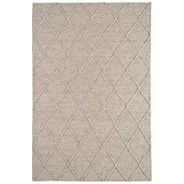Flori Diamond Hand Woven Rug  Camel