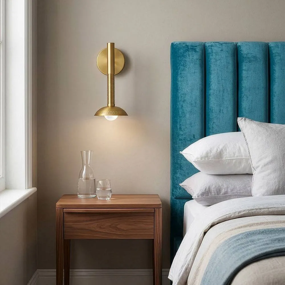 Netlighting Arden Integrated LED Wall Light Brushed Gold 3000K 2