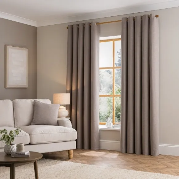 Calista Eyelet Curtains (Blackout Available) 2