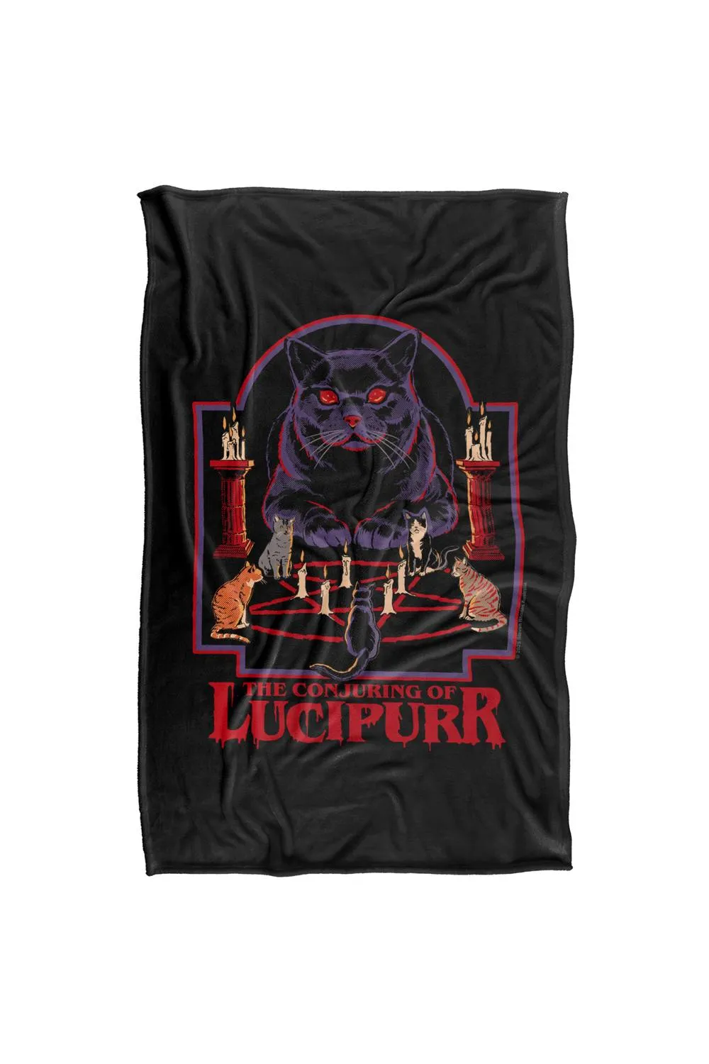Steven Rhodes Lucipurr Silky Touch Super Soft Throw Blanket
