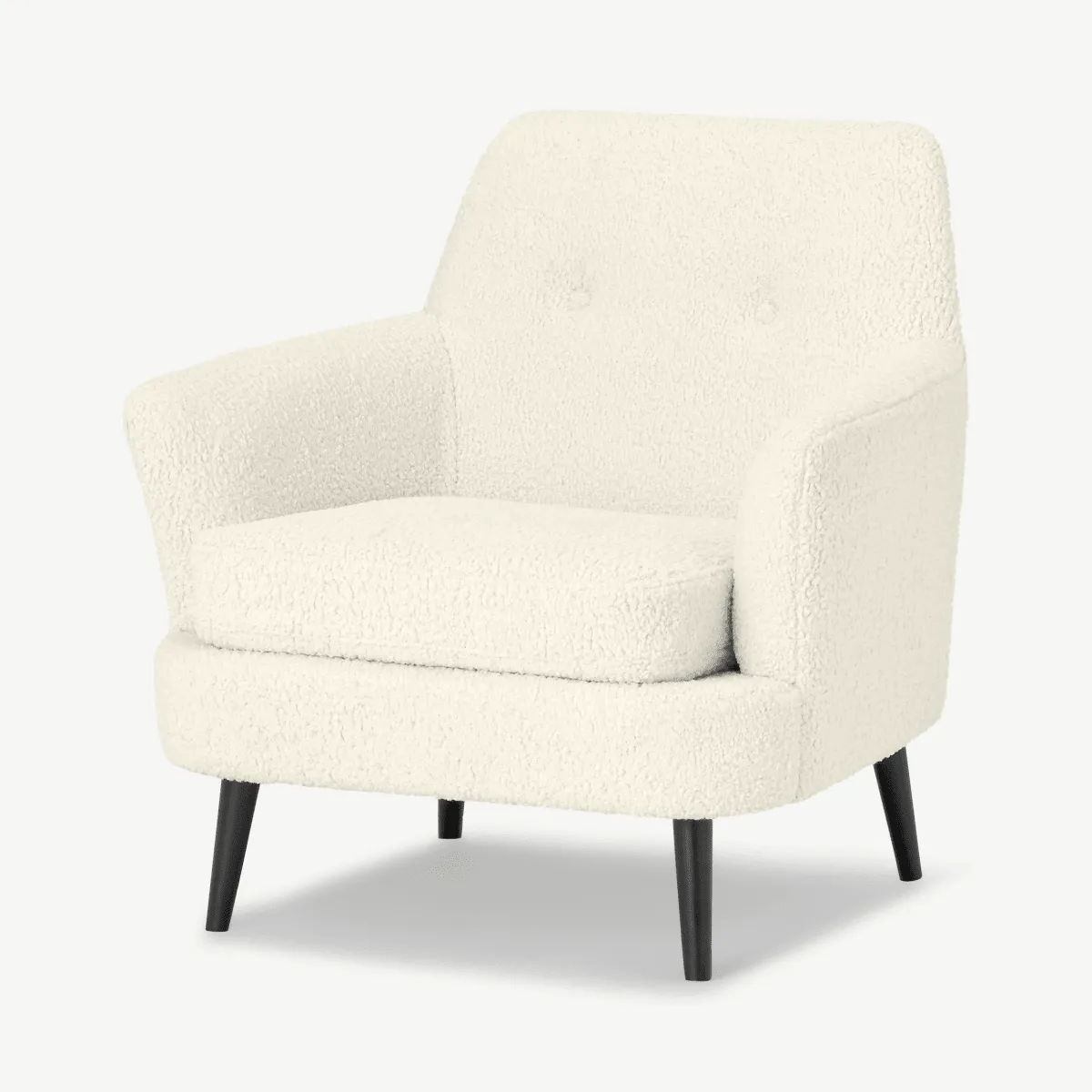 Verne Armchair, Faux Sheepskin