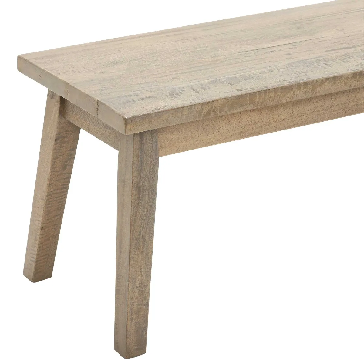 Hancock Dining Bench 130Cm, Grey Wood | Barker & Stonehouse 5