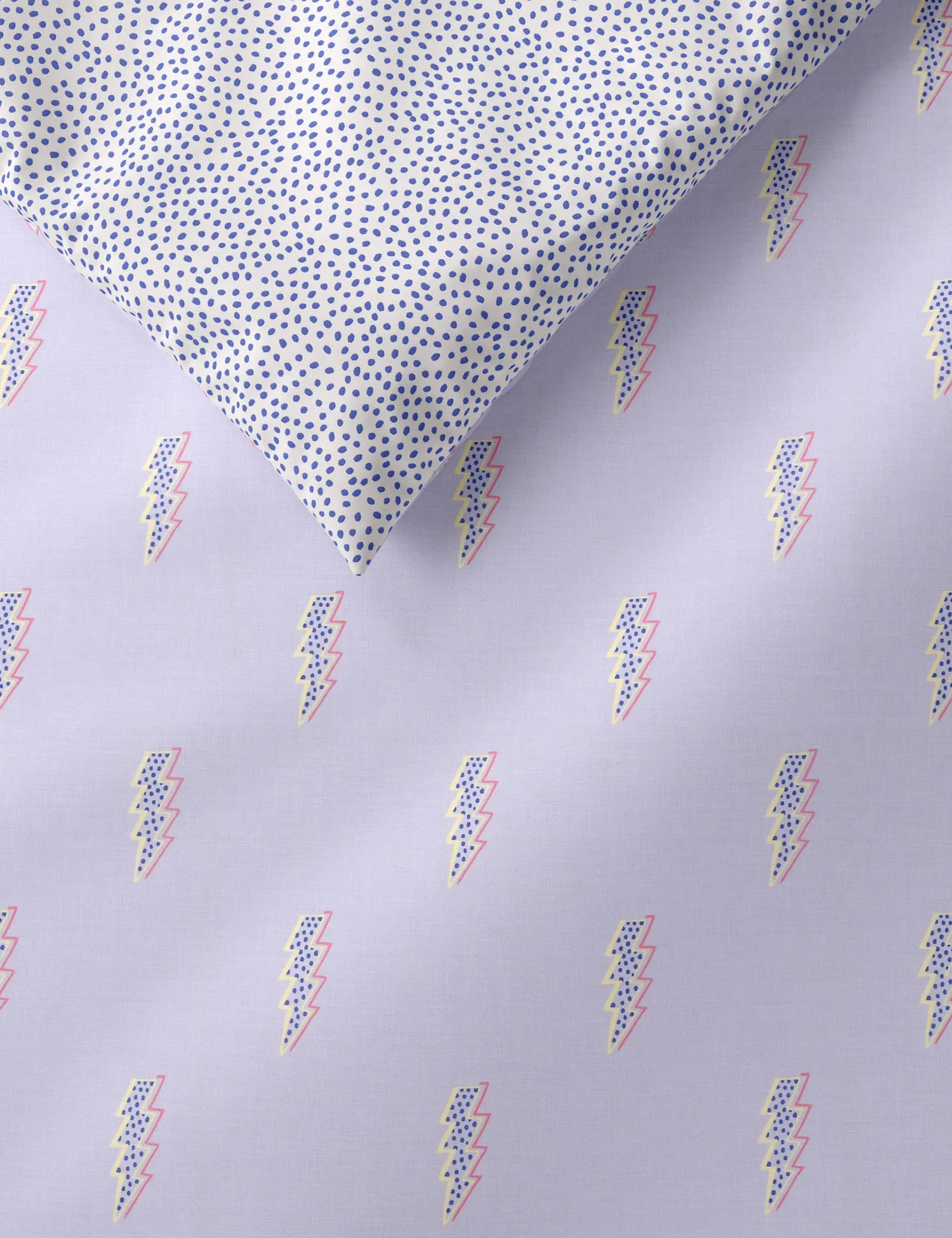 M&S Cotton Blend Thunderbolt Bedding Set