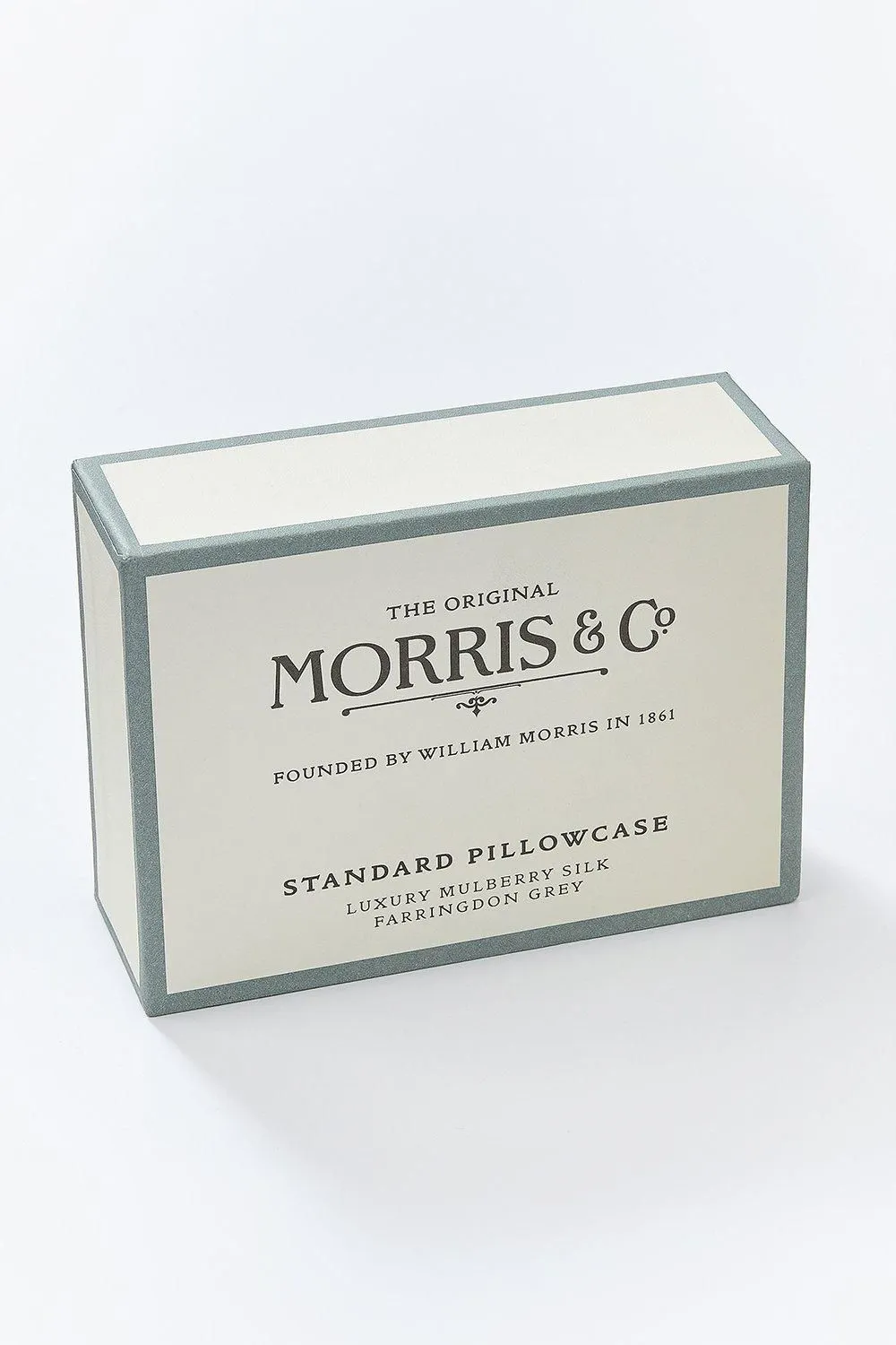 Morris & Co Silk' Standard Pillowcase in Silver 3