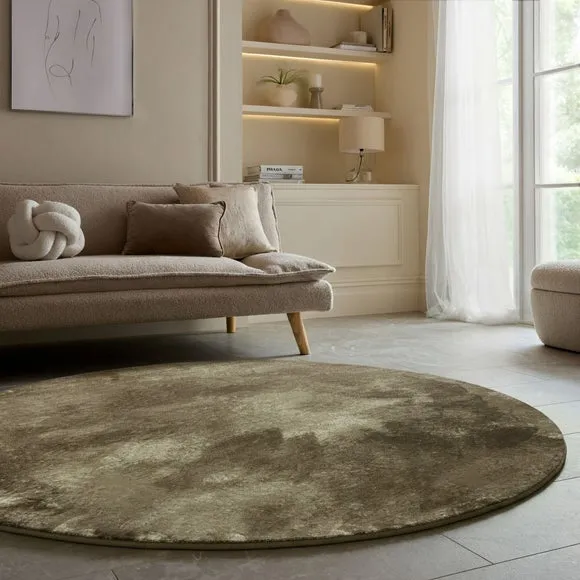 Lumi Supersoft Luxe Sheen Round Rug 1