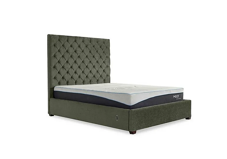 Charlotte 160cm Headboard Electric Ottoman Bed Frame - Double - Faremont Hunter