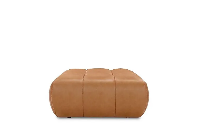 Mellow Leather Footstool - Living Room Furniture