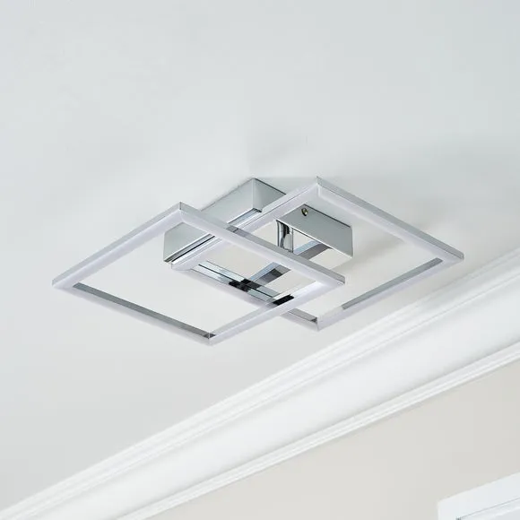 Bode LED Diamond Flush Ceiling and Wall Light 4
