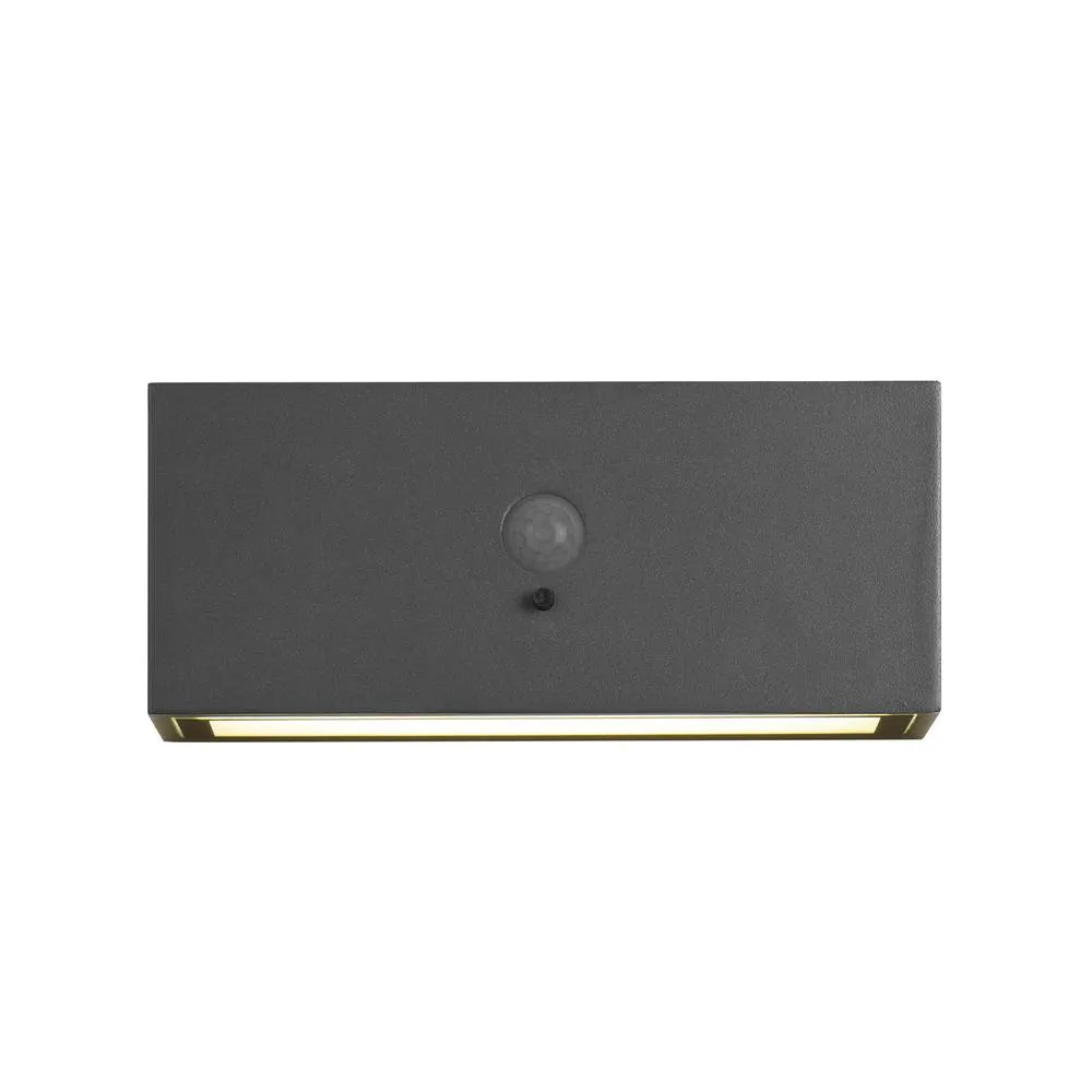 Netlighting Top LED Outdoor Down Wall Lamp grey Sandblasted 3000K IP44 4