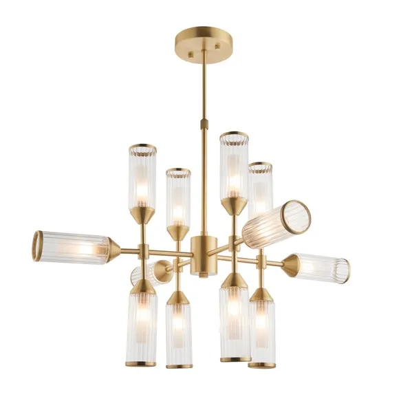 Vogue Bailey Art Deco 12 Light Adjustable Ceiling Light 5