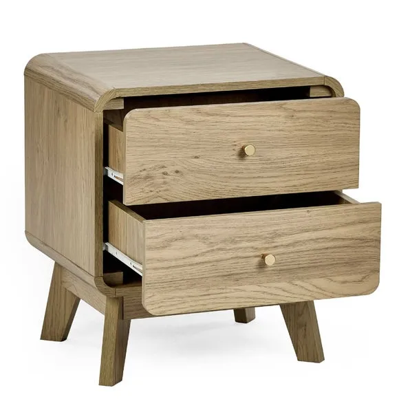 Ingrid 2 Drawer Bedside Table 3