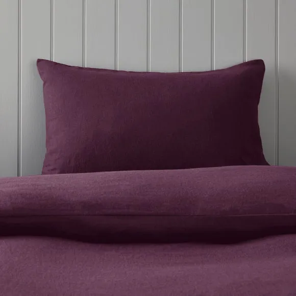 Soft & Cosy Luxury 100% Brushed Cotton Standard Pillowcase Pair 1