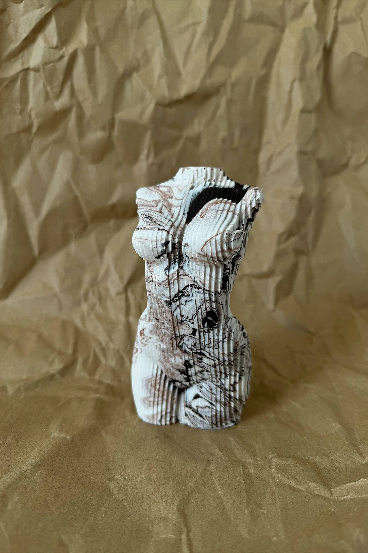 Warm Studios Abstract Sculpture - Brown