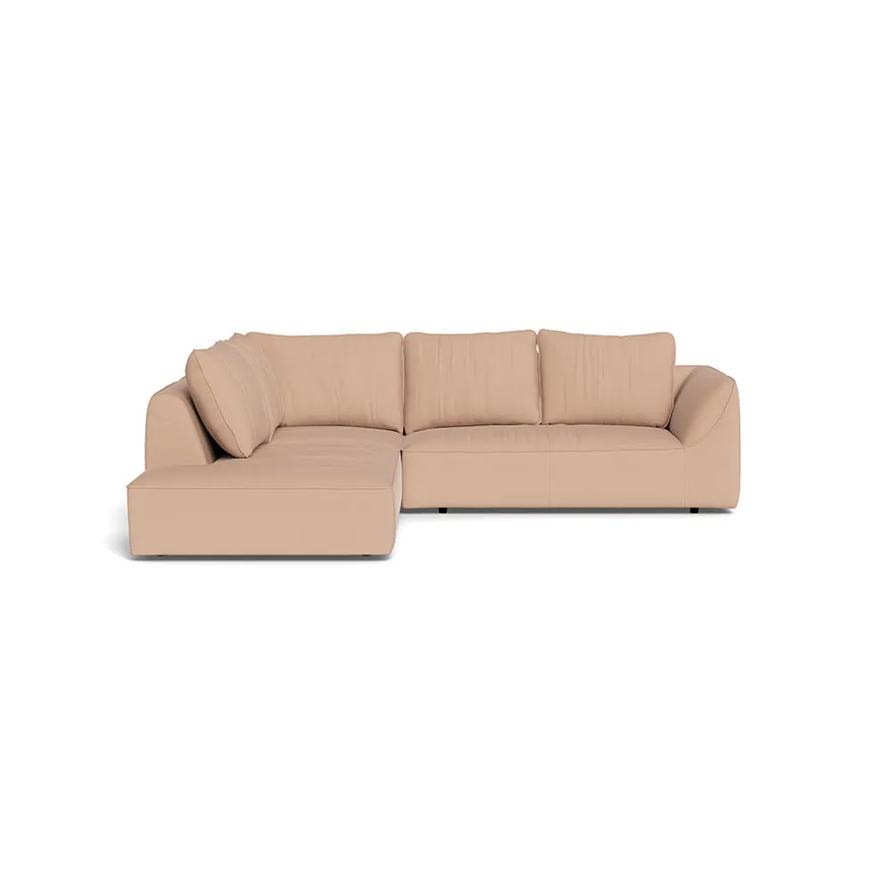 Heal's Morven Left Hand Facing Large Corner Sofa Capelo Linen-Cotton Rosedale 1